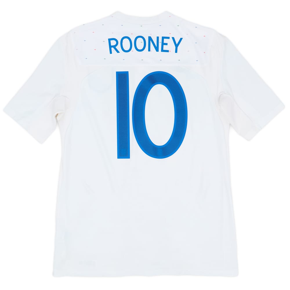 2010-11 England Home Shirt Rooney #10 - 7/10 - (M)