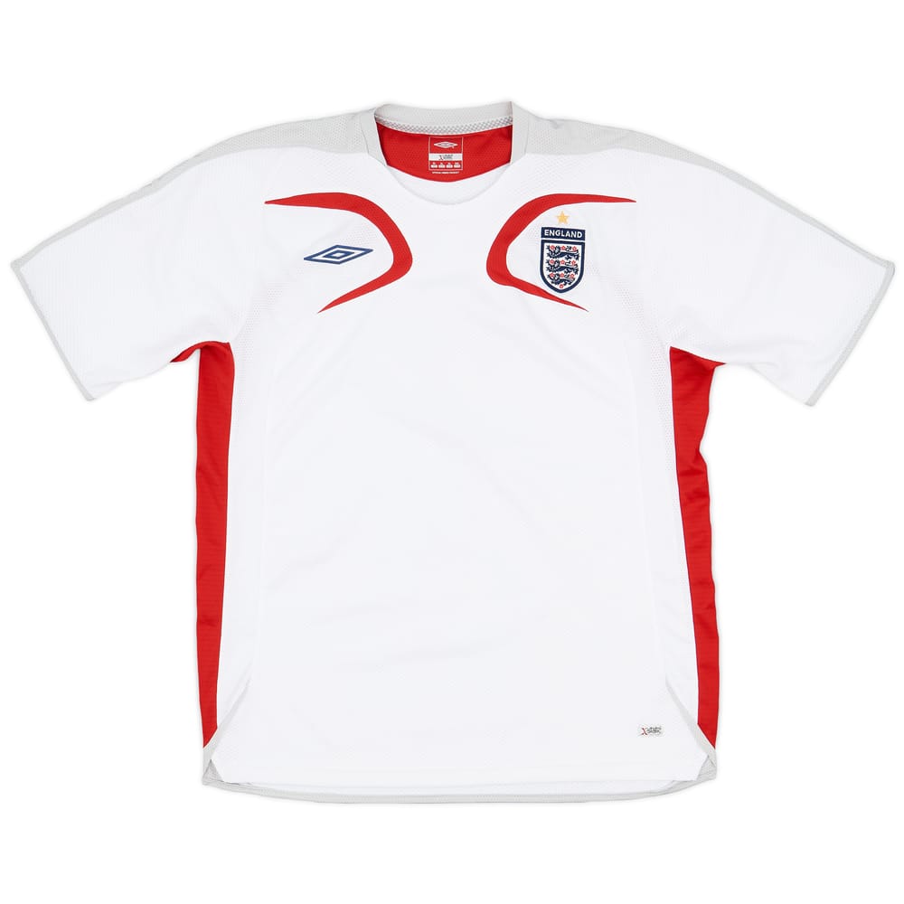 2007-09 England Umbro Training Shirt AB #7 - 8/10 - (XL)