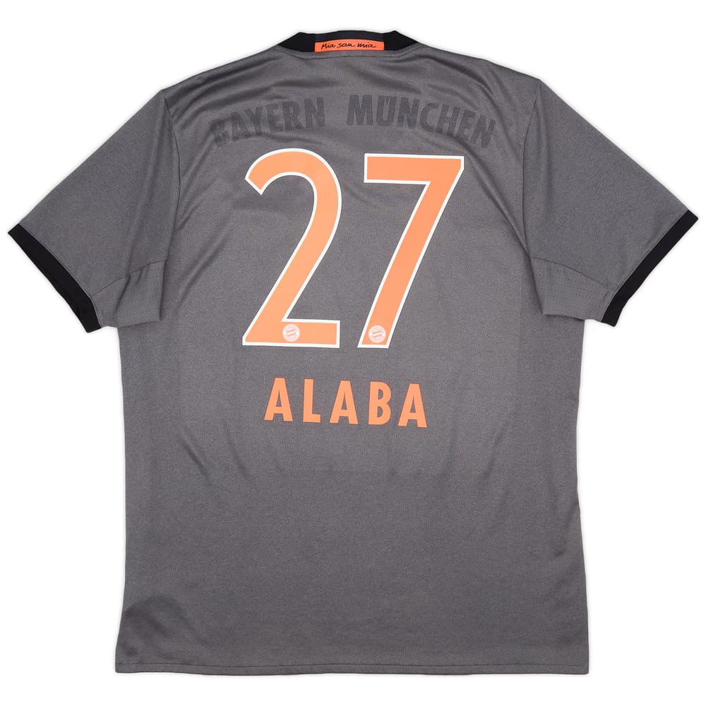 2016-17 Bayern Munich Away Shirt Alaba #27 - 4/10 - (L)