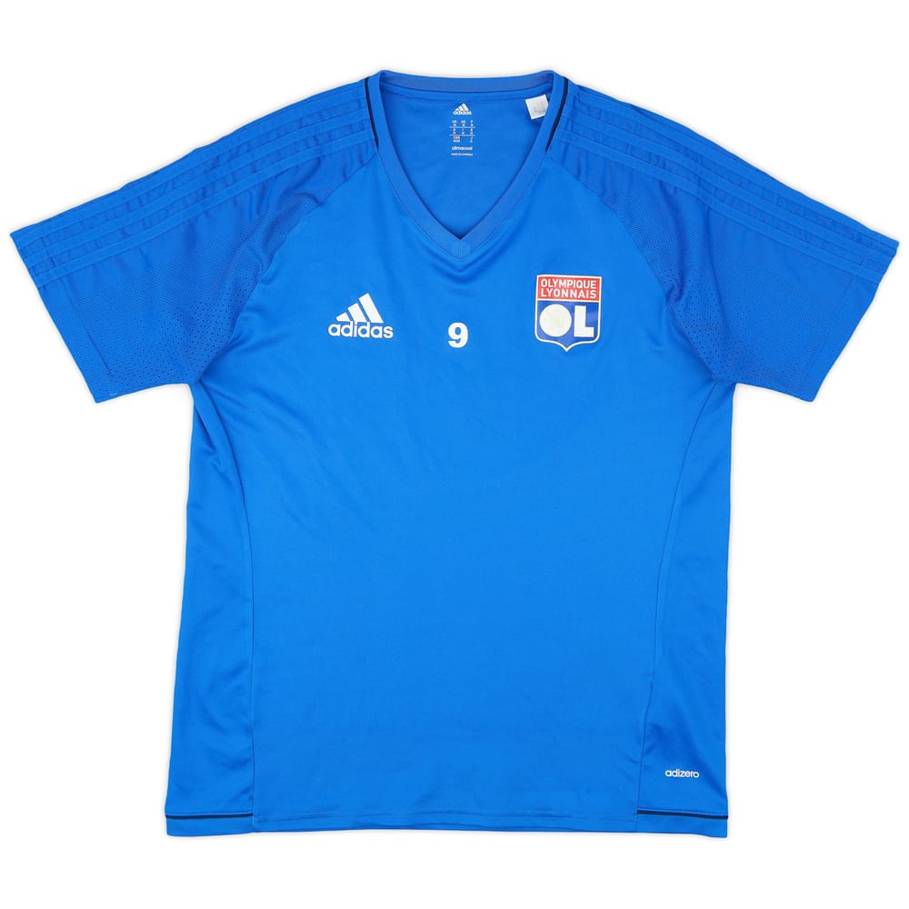 2016-17 Lyon adidas Player Issue Training Shirt #9 - 6/10 - (M)