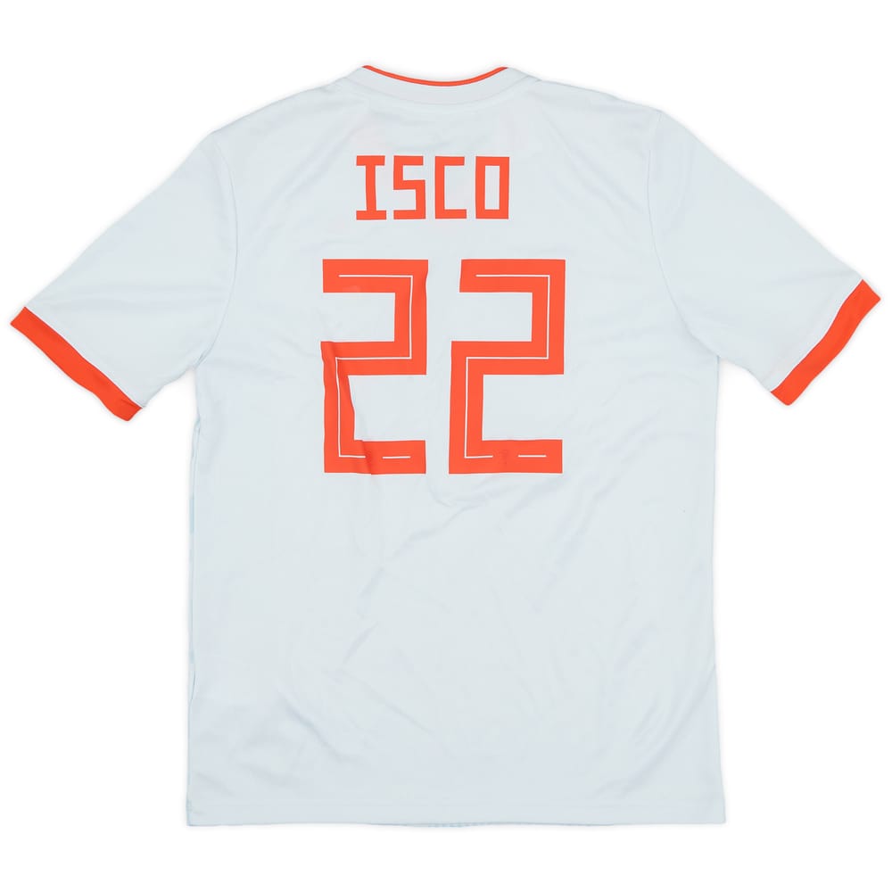 2018-19 Spain Away Shirt Isco #22 - 8/10 - (M.Boys)
