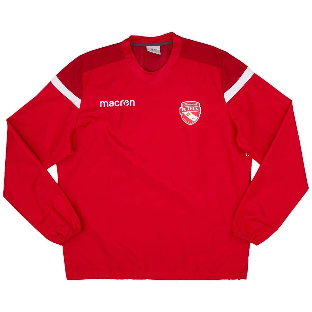 2021-22 FC Thun Macron Drill Top - 8/10 - (M)