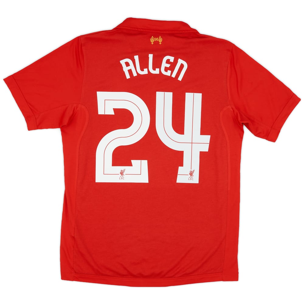 2012-13 Liverpool Home Shirt Allen #24 - 6/10 - (M)