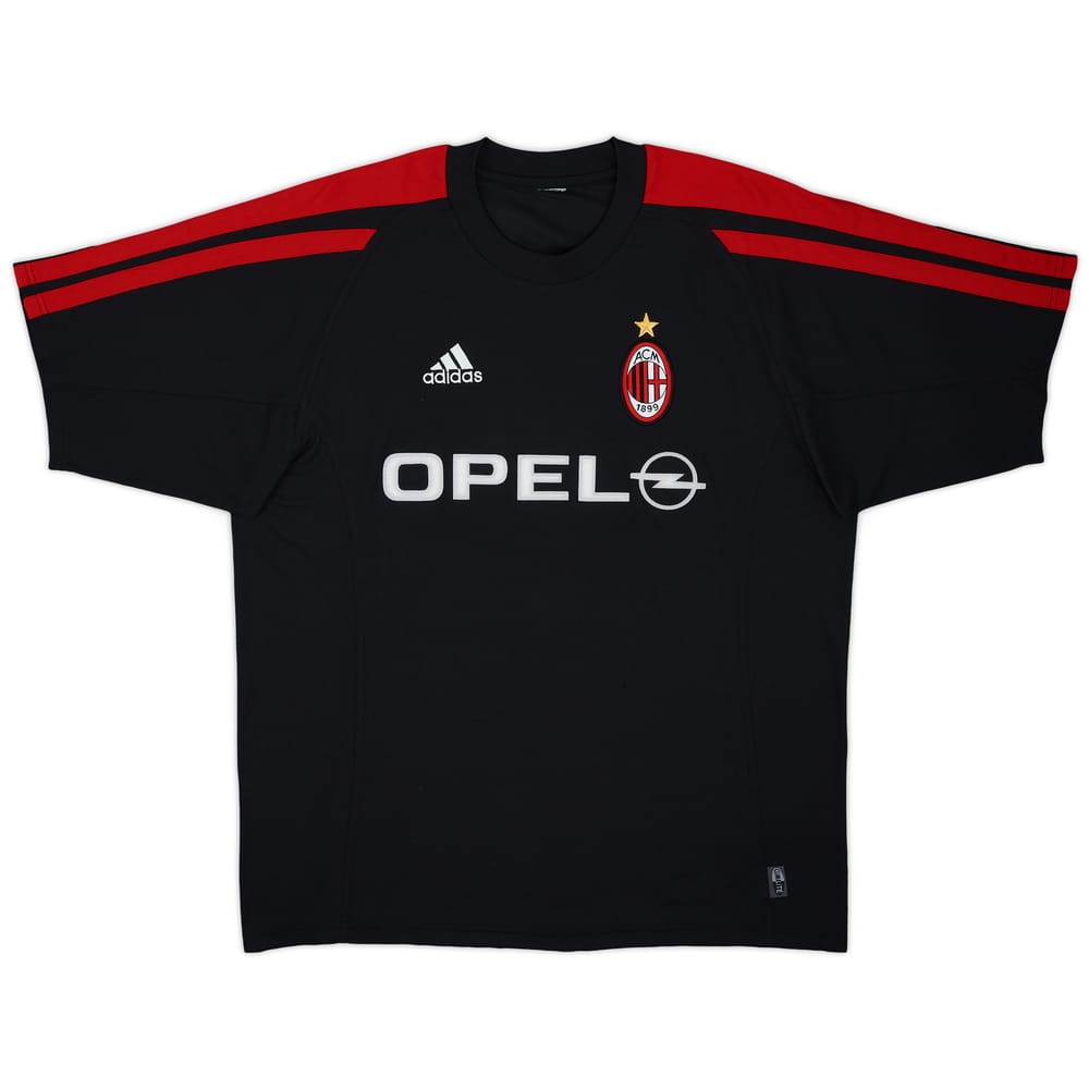 2001-02 AC Milan adidas Training Shirt - 8/10 - (XL)