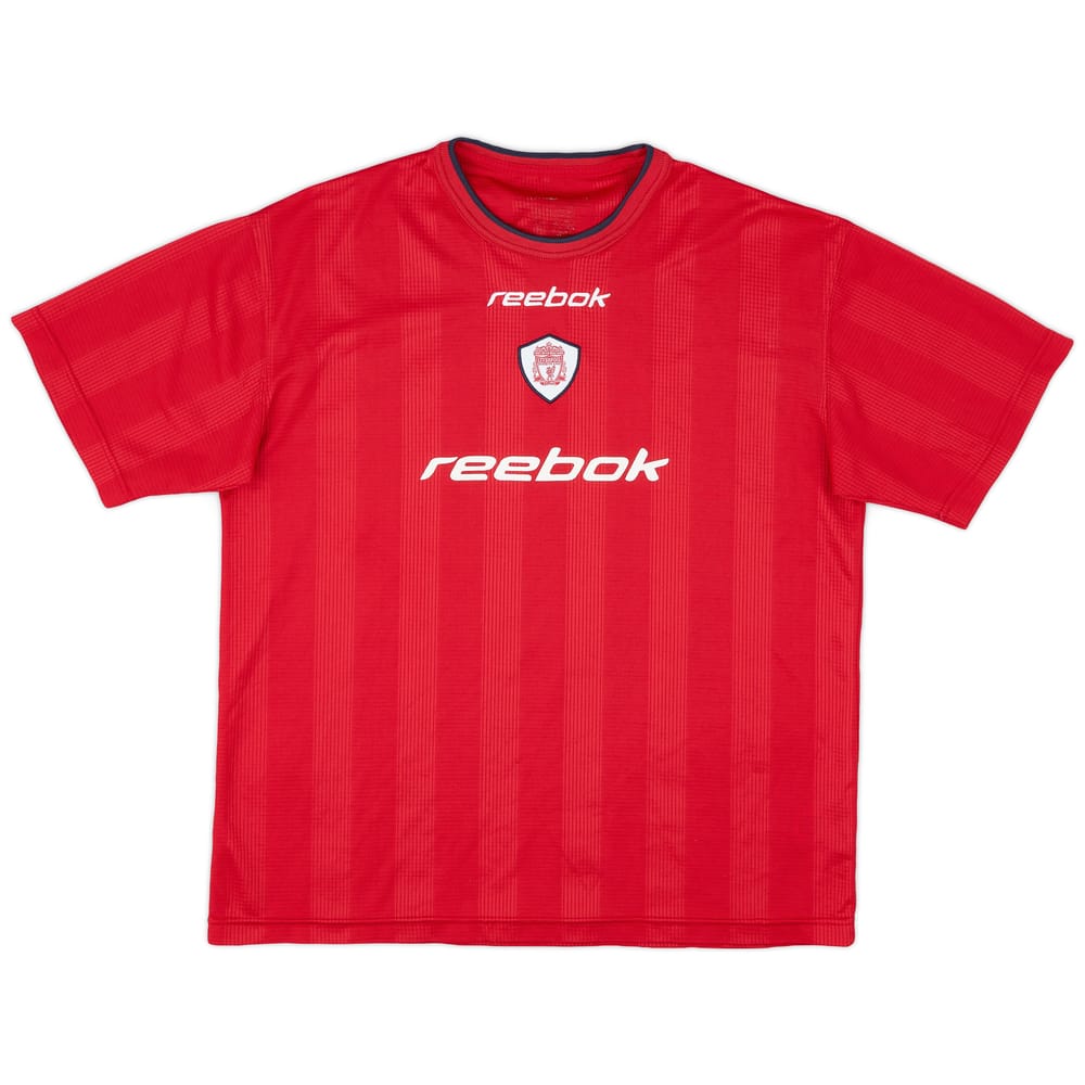 2002-03 Liverpool Reebok Training Shirt - 8/10 - (L)
