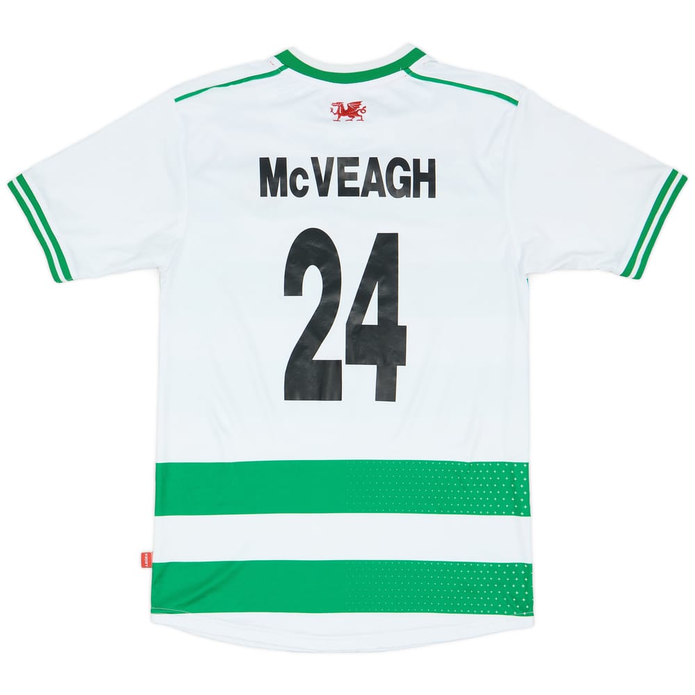 2017-18 The New Saints Home Shirt McVeagh #24 - 8/10 - (M)