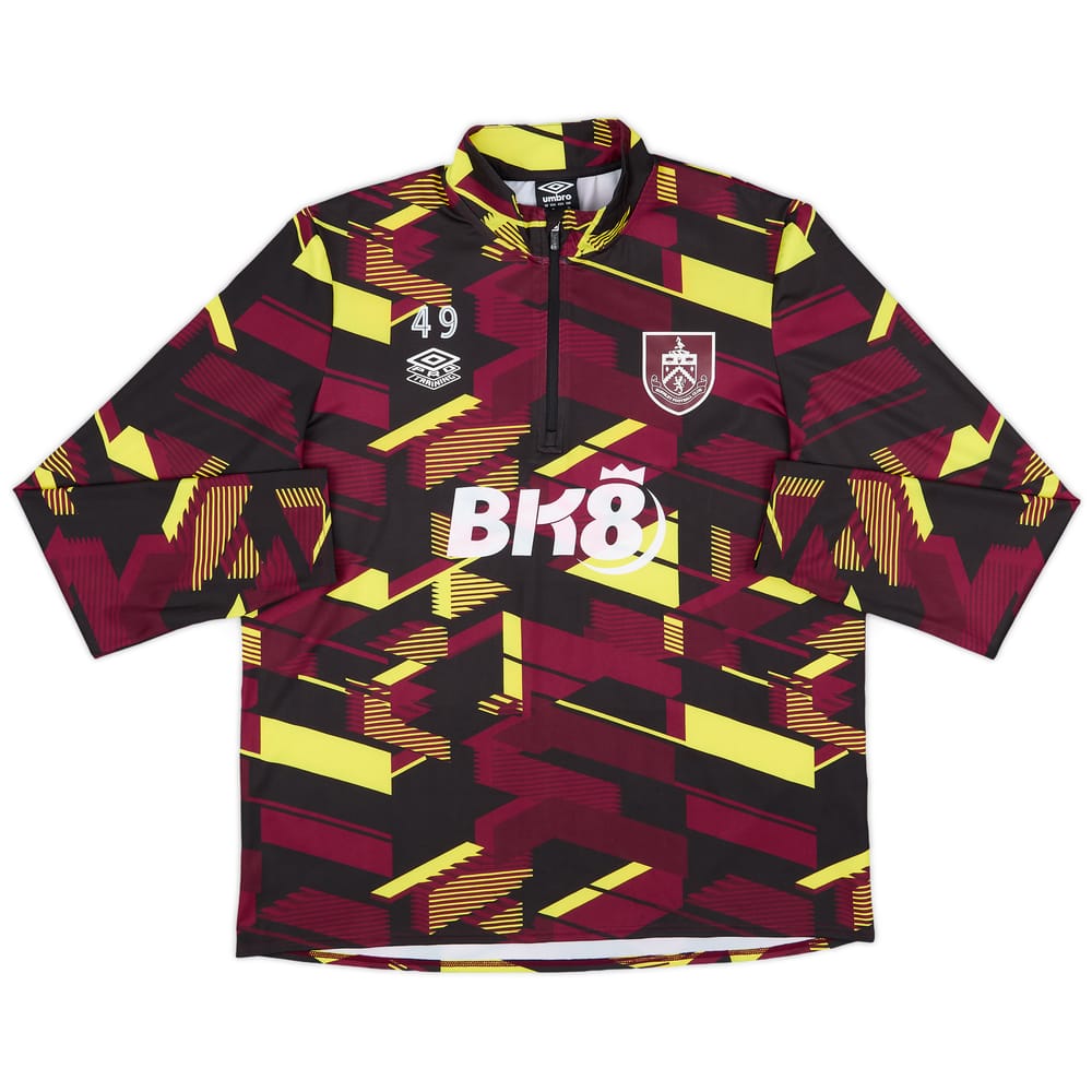 2023-24 Burnley Player Issue 1/4 Zip Training Top #49 (Muric) - 7/10 - (XL)