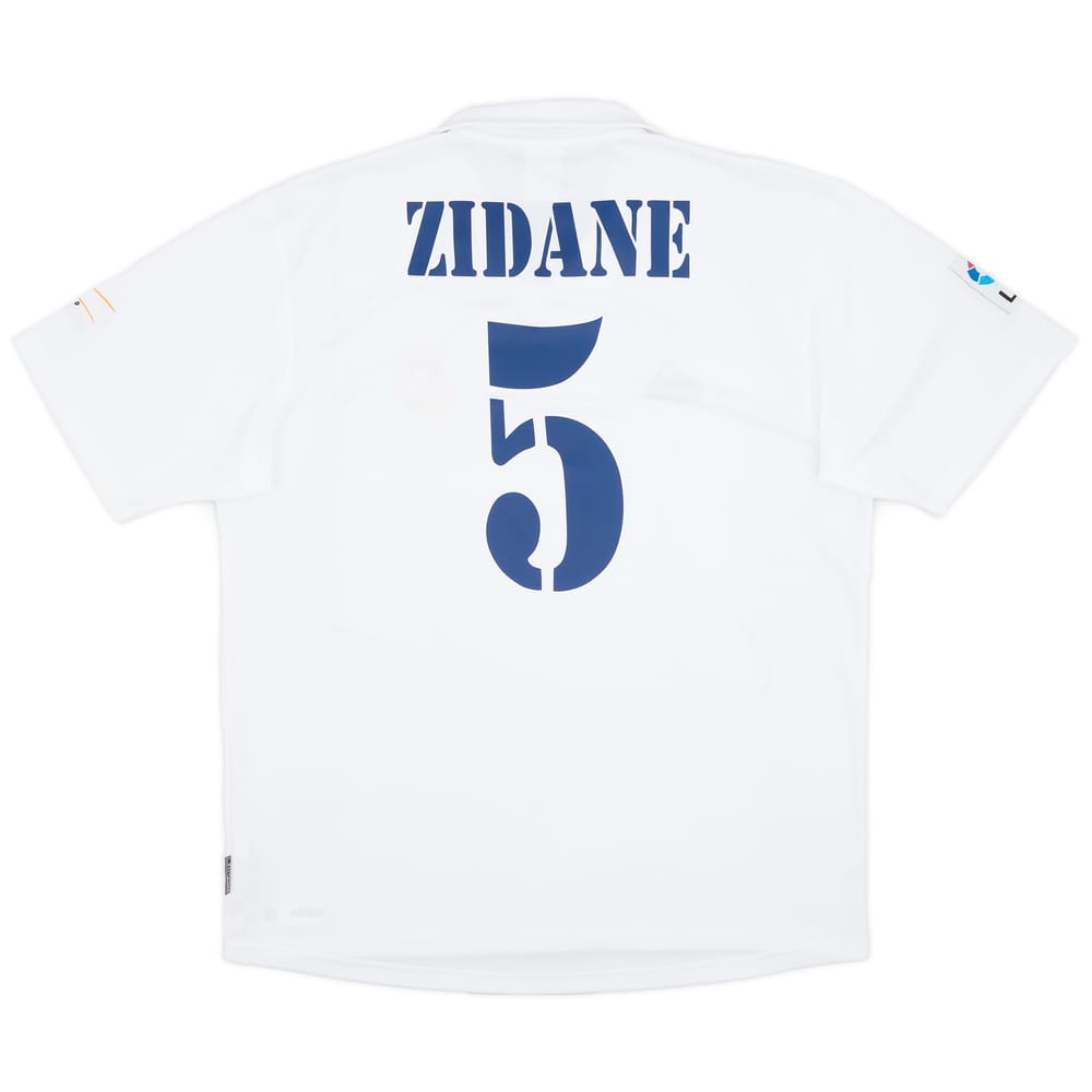 2001 Real Madrid Home Shirt Zidane #5 (L)