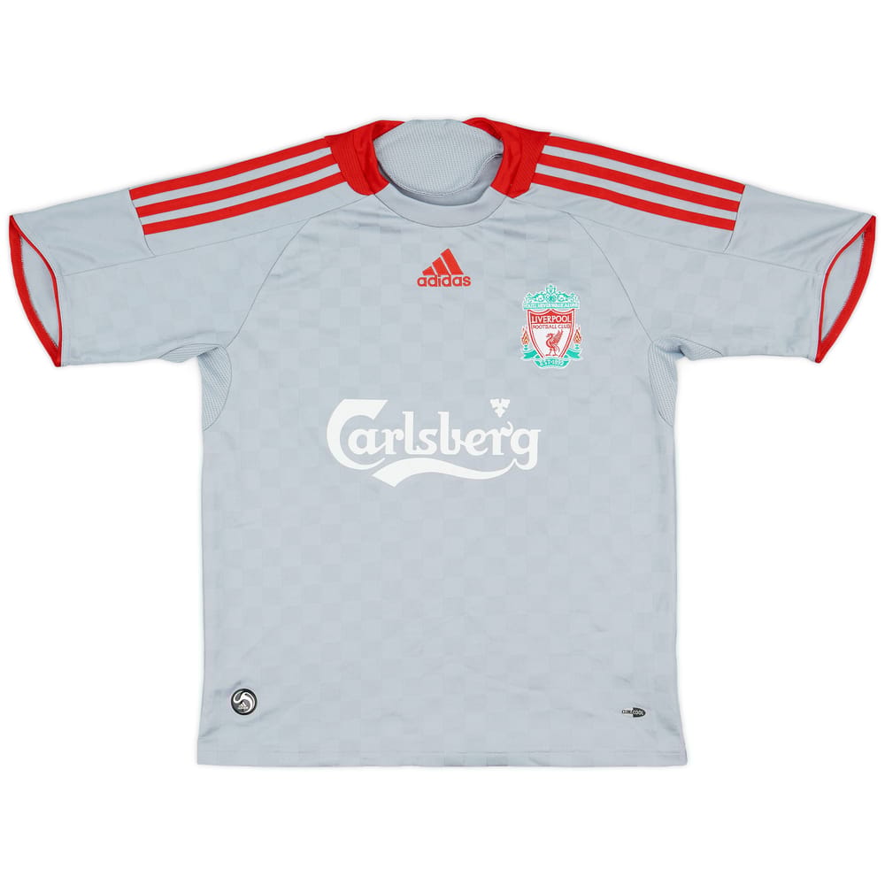 2008-09 Liverpool Away Shirt - 8/10 - (L.Boys)