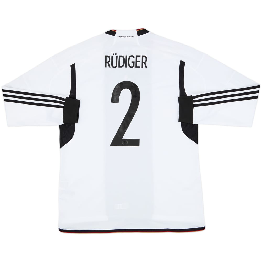 2022-23 Germany Home L/S Shirt Rudiger #2 (L)