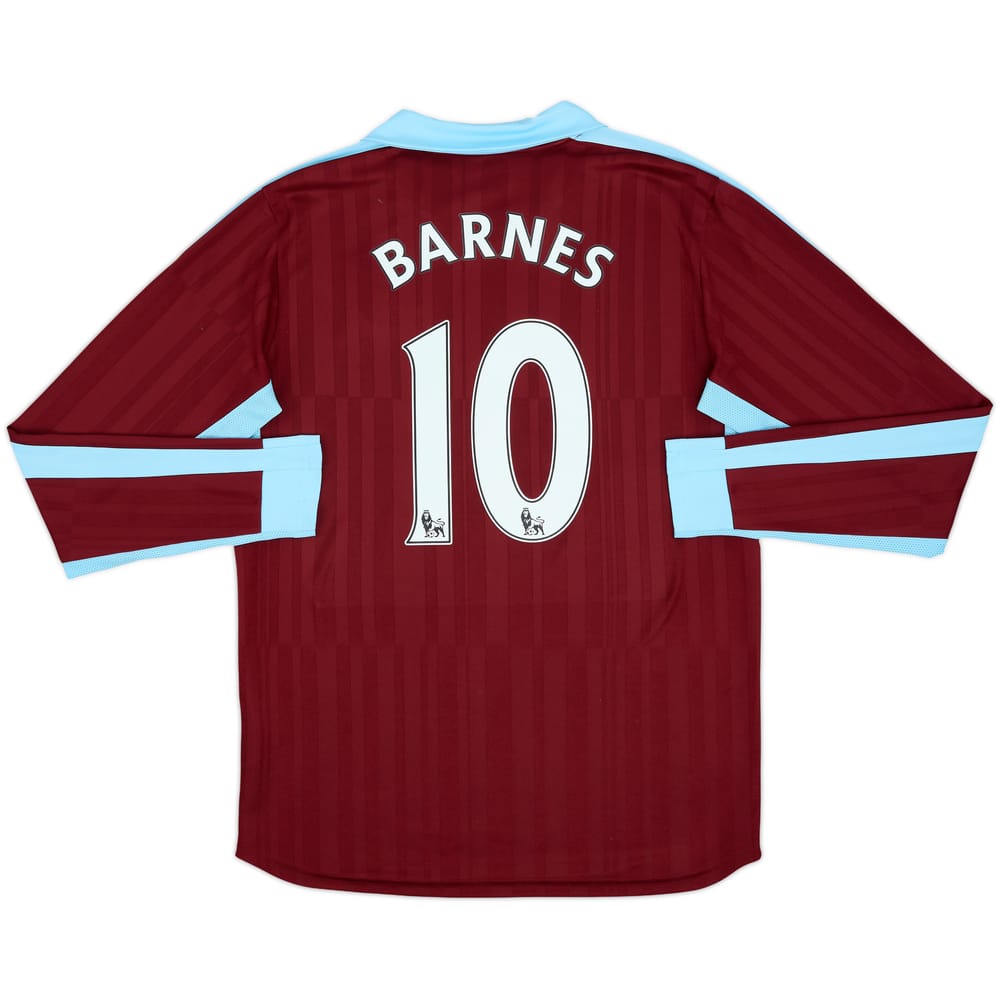 2016-17 Burnley Home L/S Shirt Barnes #10 - 8/10 - (L)