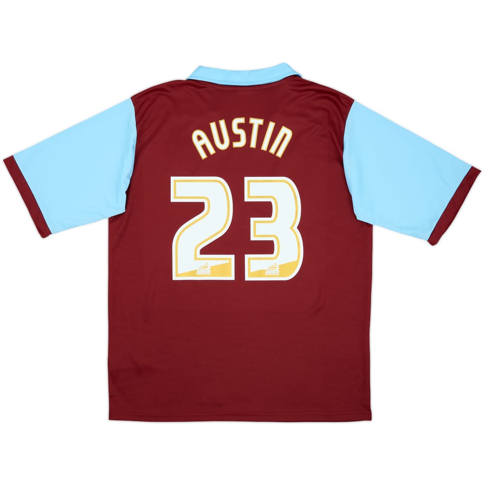 2011-12 Burnley Home Shirt Austin #23 - 7/10 - (XL)
