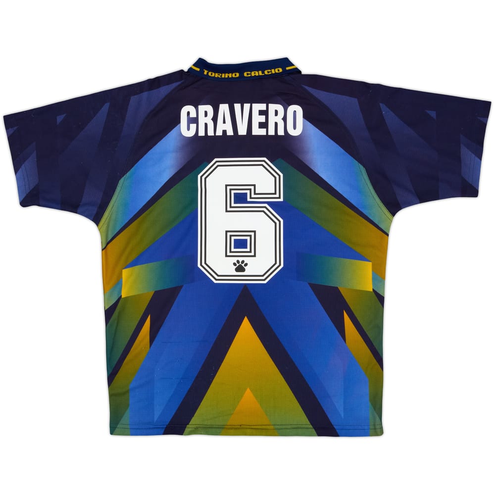 Camiseta de la tercera equipación del Torino 1997-98 Cravero #6 - 6/10 - (XS)