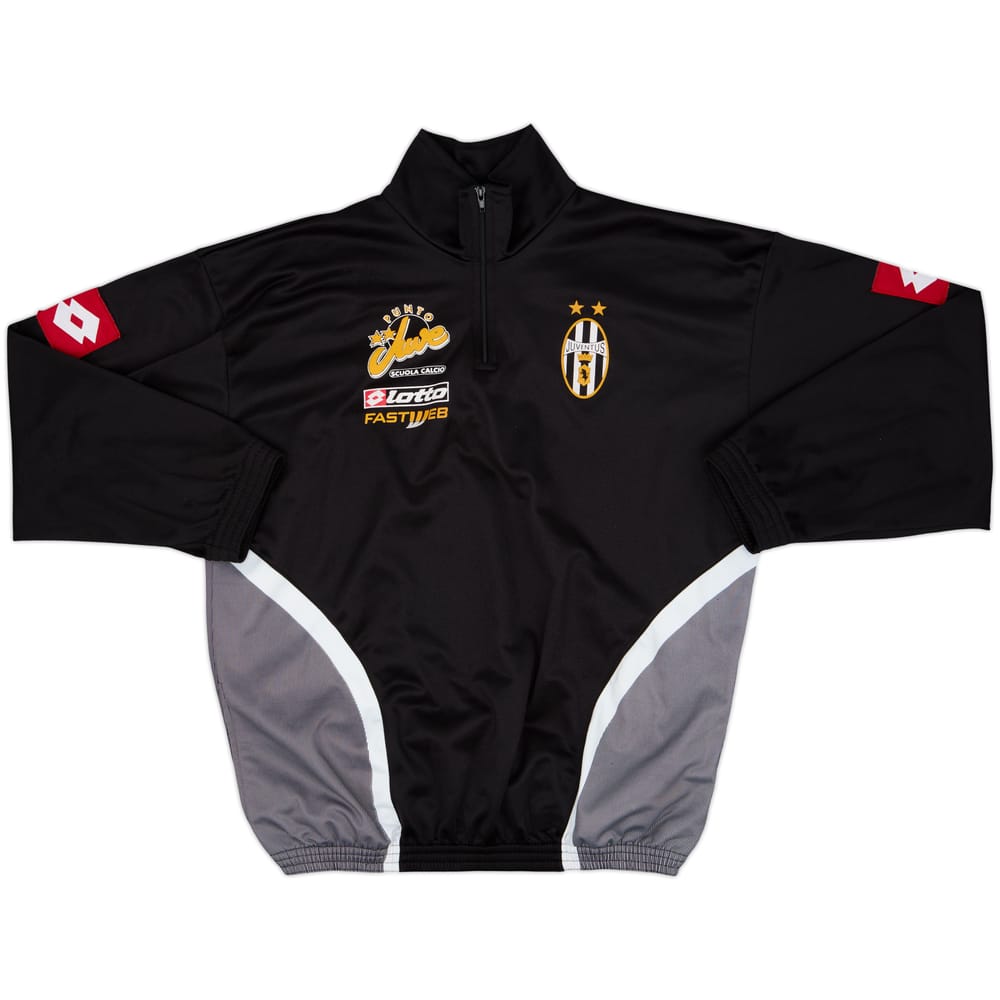 2001-02 Juventus Scuola Calcio Lotto 1/4 Zip Drill Top - 8/10 - (XXL)