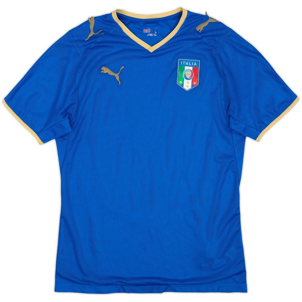 2007-08 Italy Home Shirt - 4/10 - (S)