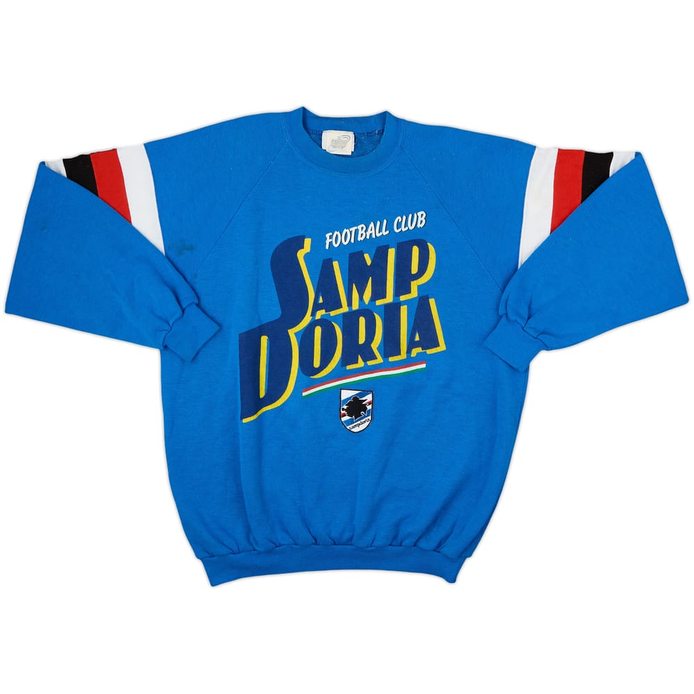1990-91 Sampdoria Le Felpe Dei Grandi Club Sweat Top - 8/10 - (L)