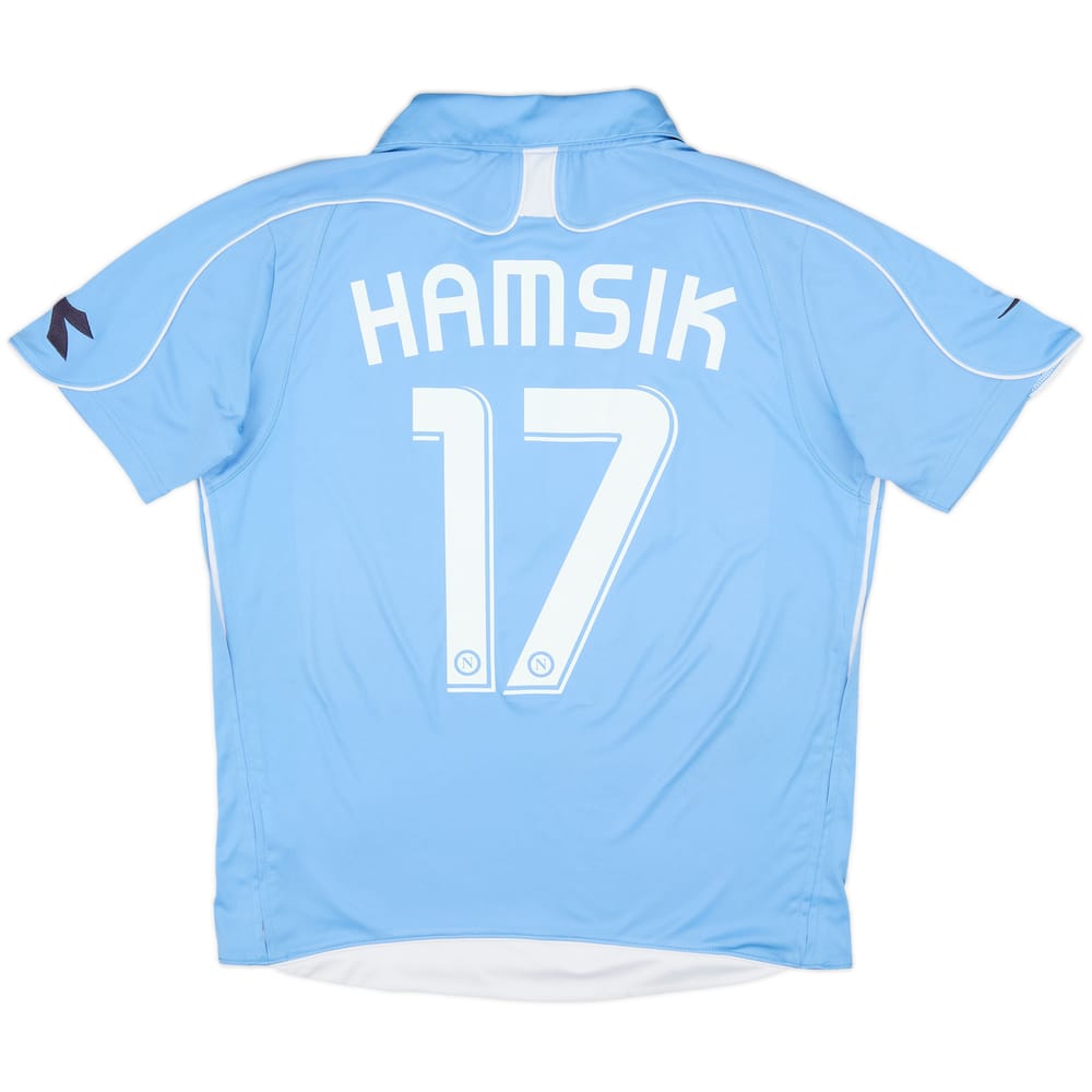 2008-09 Napoli Home Shirt Hamsik #17 - 8/10 - (M)