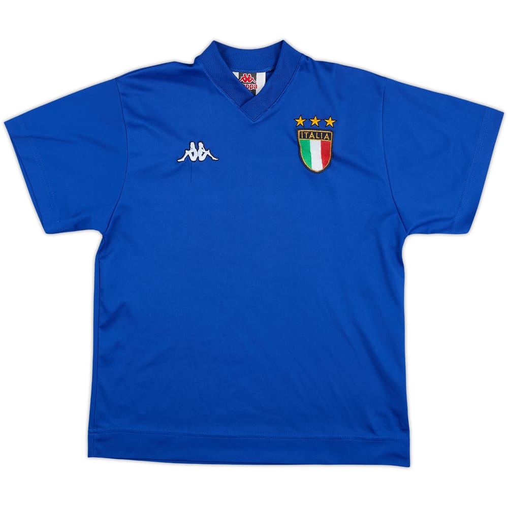Camiseta básica de local de Italia 1998-99 - 8/10 - (XL.Niños)