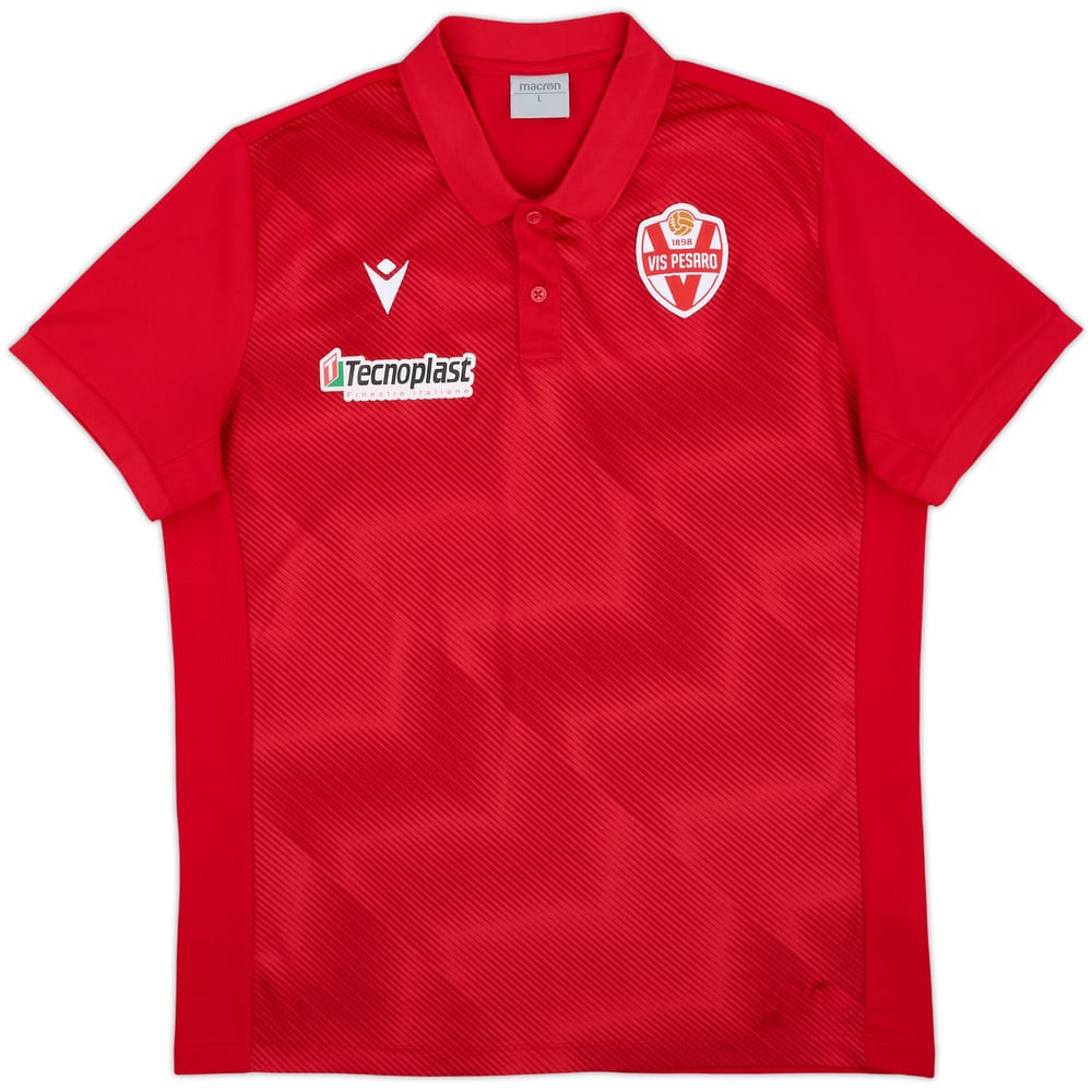 2021-22 Vis Pesaro Macron Polo Shirt - 8/10 - (L)