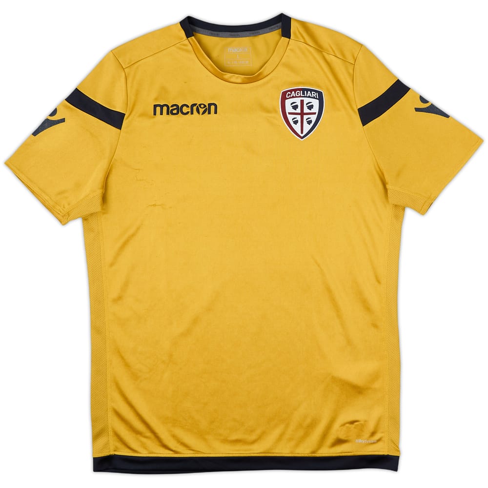 2018-19 Cagliari Macron Training Shirt - 6/10 - (L)