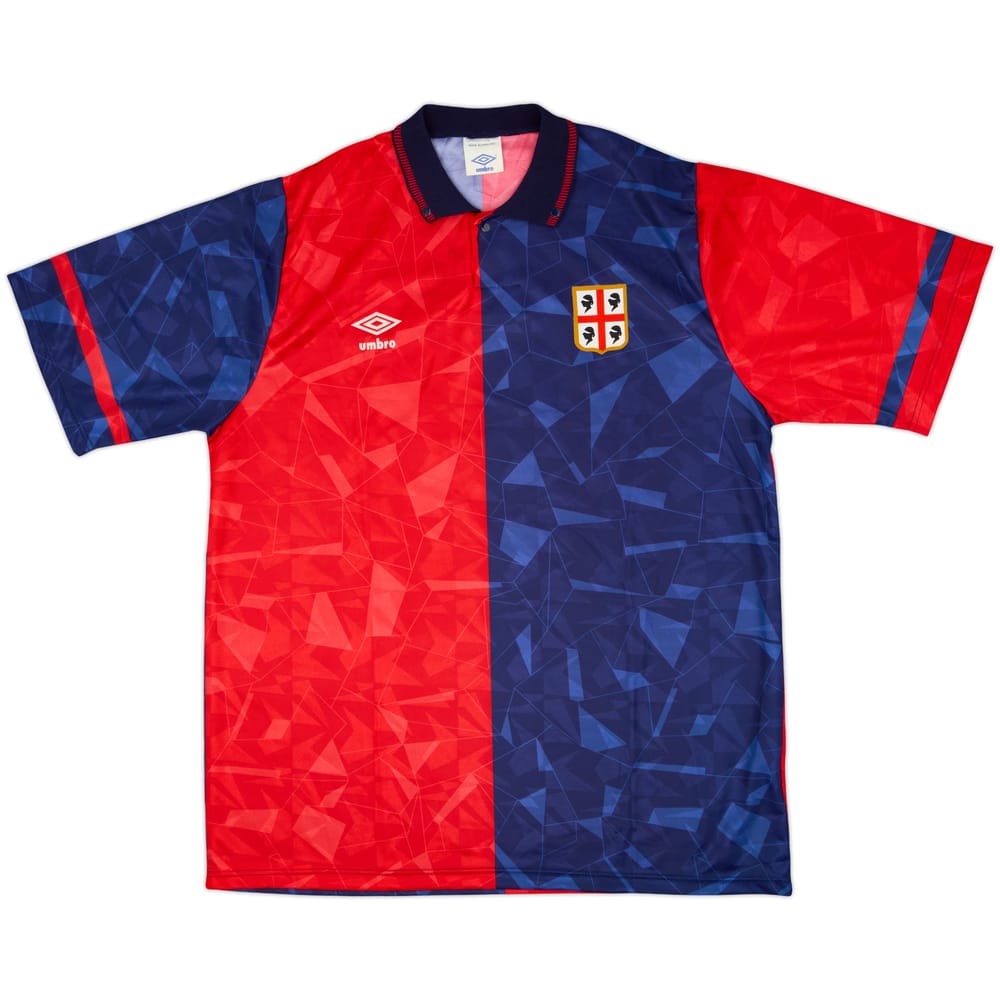 1990-93 Cagliari Home Shirt - 9/10 - (XL)