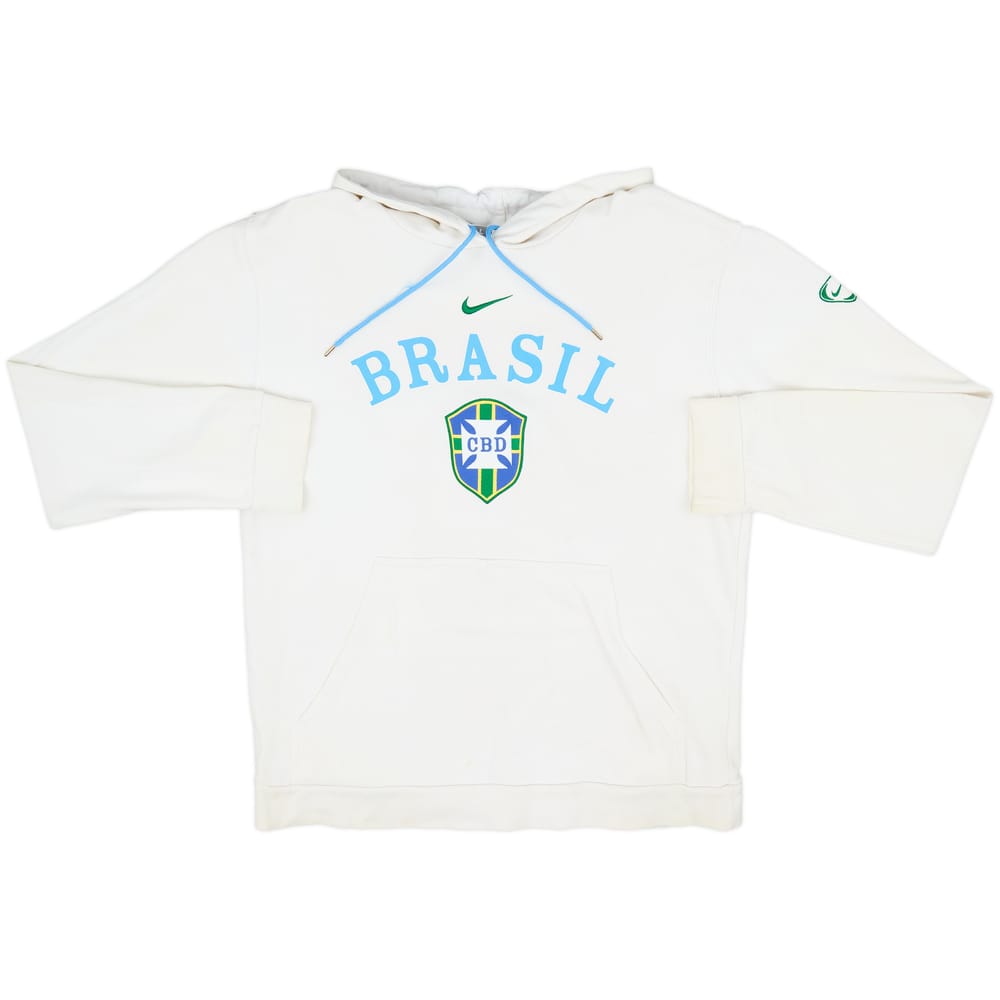 2008-09 Brazil Nike Hooded Top - 5/10 - (L)