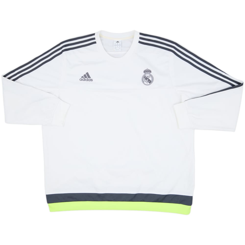 2015-16 Real Madrid adidas Sweat Top - 8/10 - (XXL)