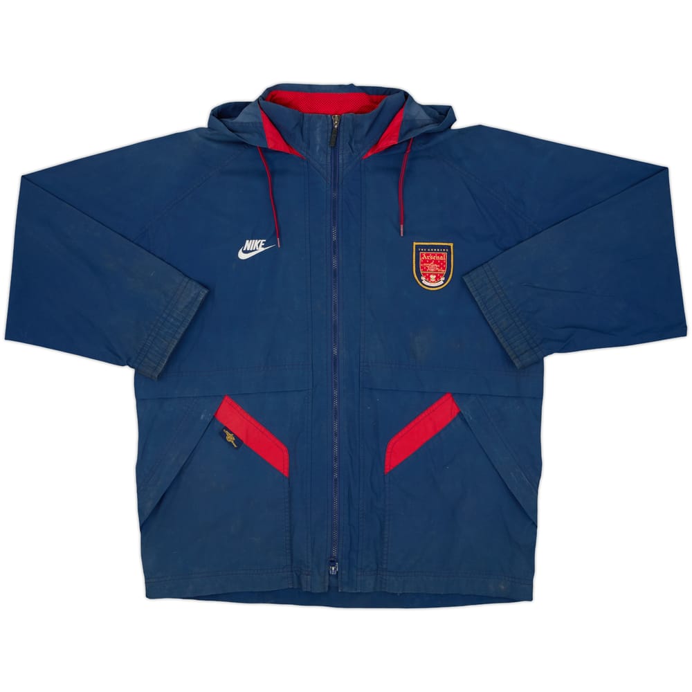 1998-99 Arsenal Nike Hooded Track Jacket - 6/10 - (M)