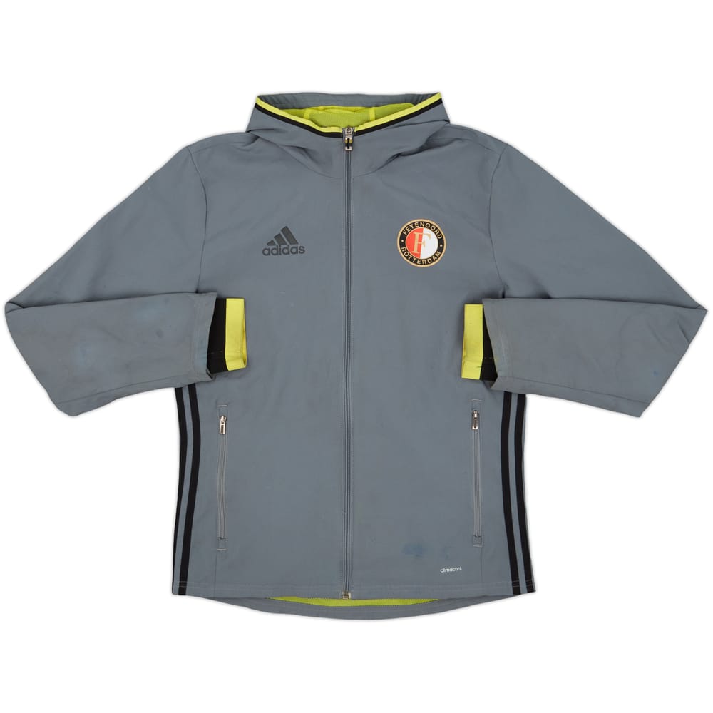 2015-16 Feyenoord adidas Hooded Track Jacket - 5/10 - (S)