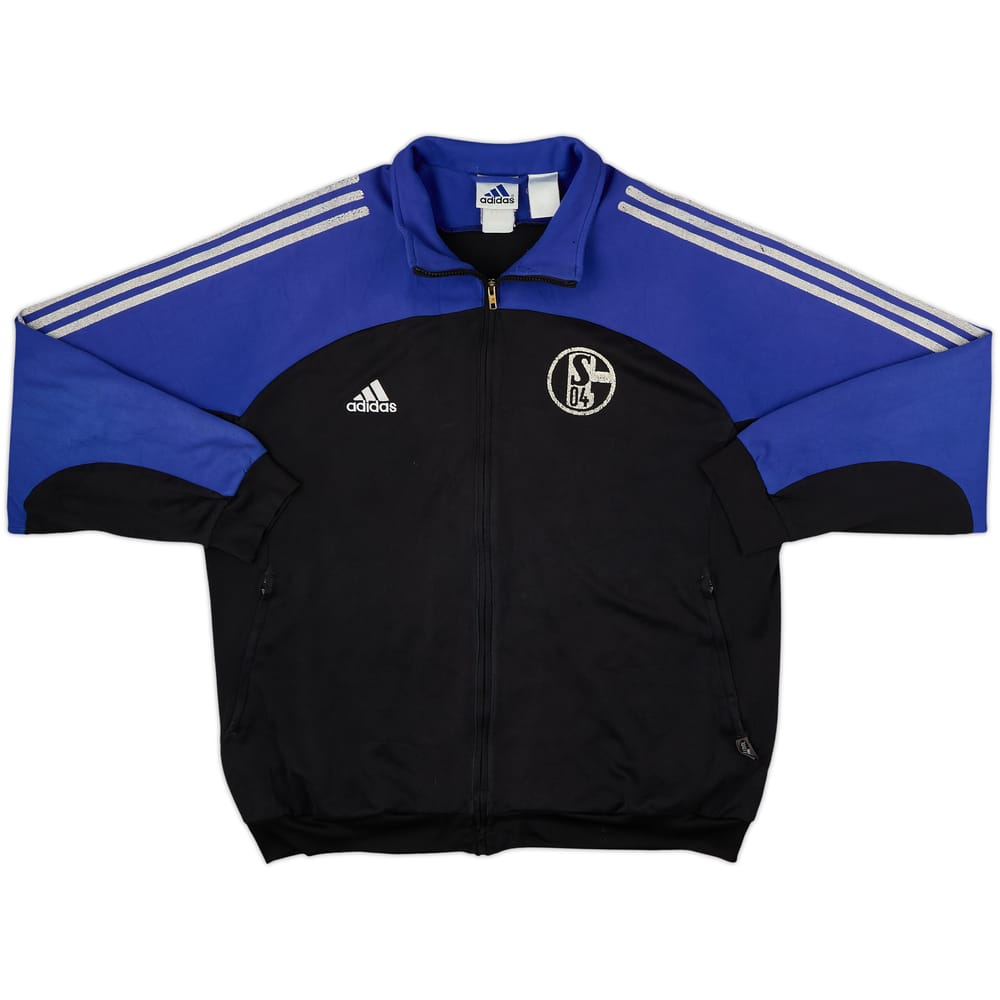 2002-03 Schalke adidas Track Jacket - 4/10 - (L)