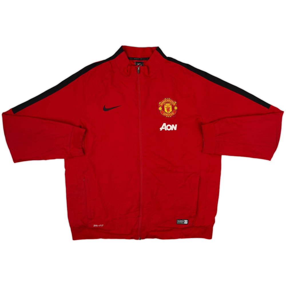 2014-15 Manchester United Nike Track Jacket - 9/10 - (XL)