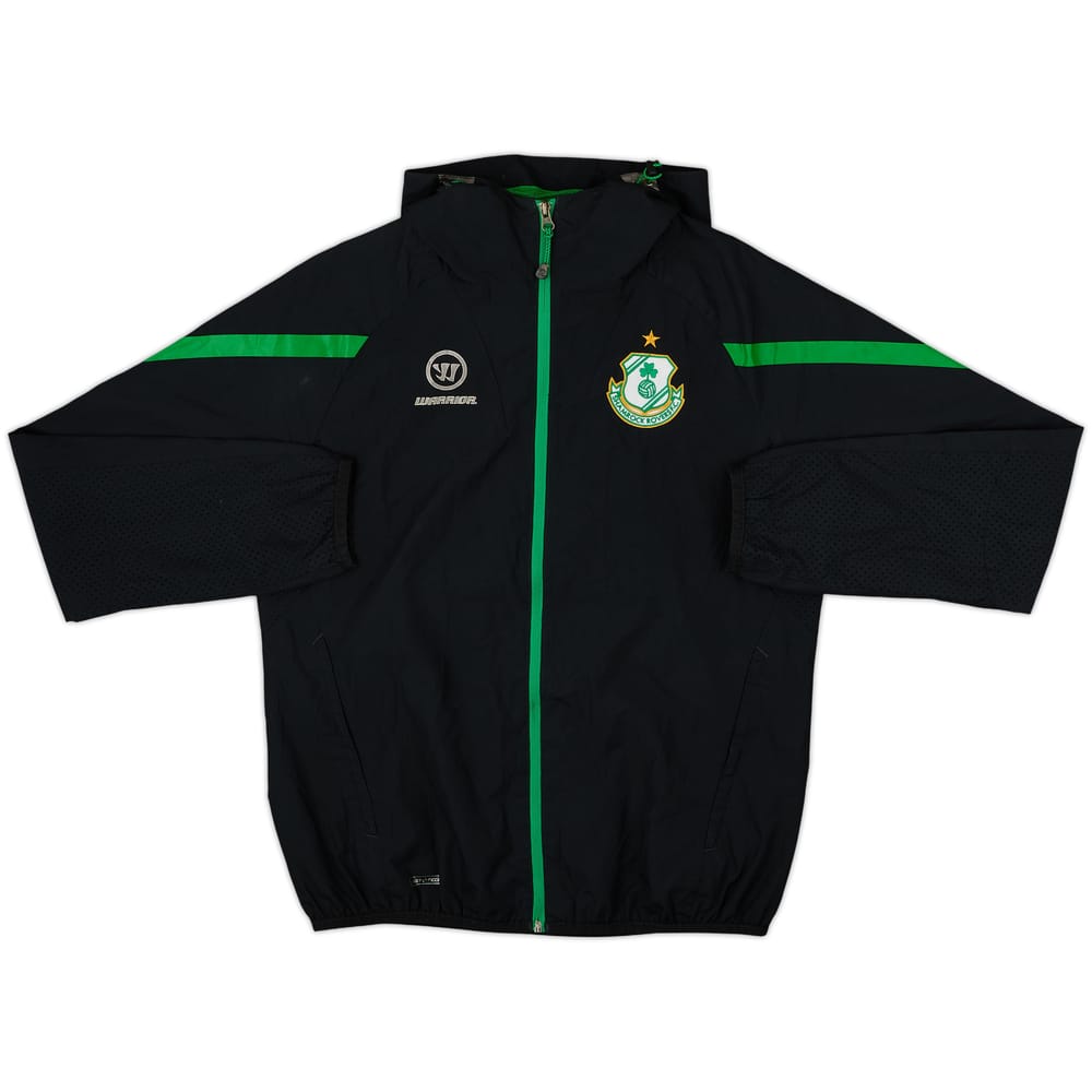 2014-15 Shamrock Rovers Warrior Hooded Rain Jacket - 9/10 - (M)