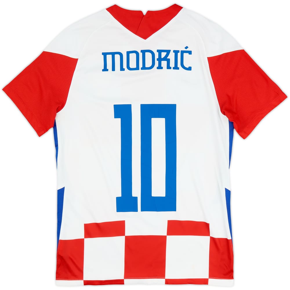 2020-21 Croatia Home Shirt Modric #10 - 7/10 - (M)