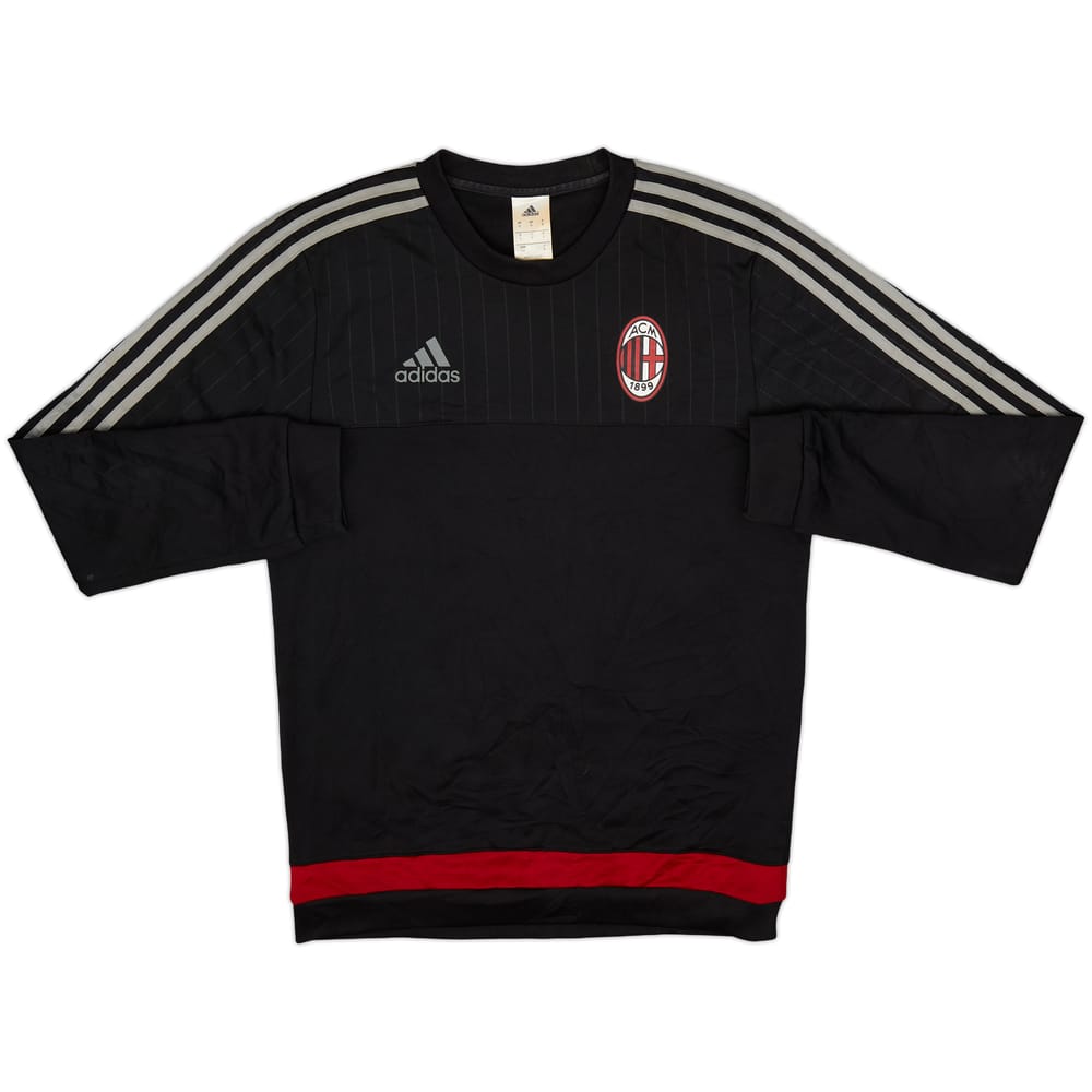 2015-16 AC Milan adidas Sweat Top - 7/10 - (S)