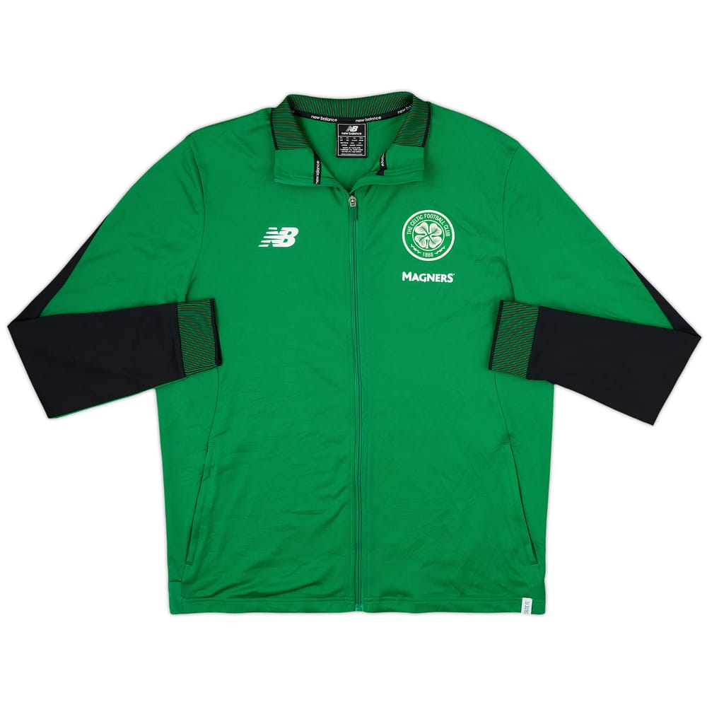 2017-18 Celtic New Balance Track Jacket - 8/10 - (XL)