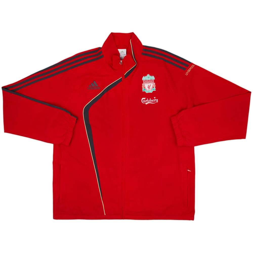 2009-10 Liverpool adidas Chaqueta de chándal - 6/10 - (XXL)