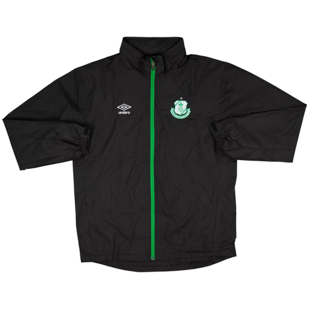 2011-12 Shamrock Rovers Umbro Hooded Rain Jacket - 8/10 - (XXL)