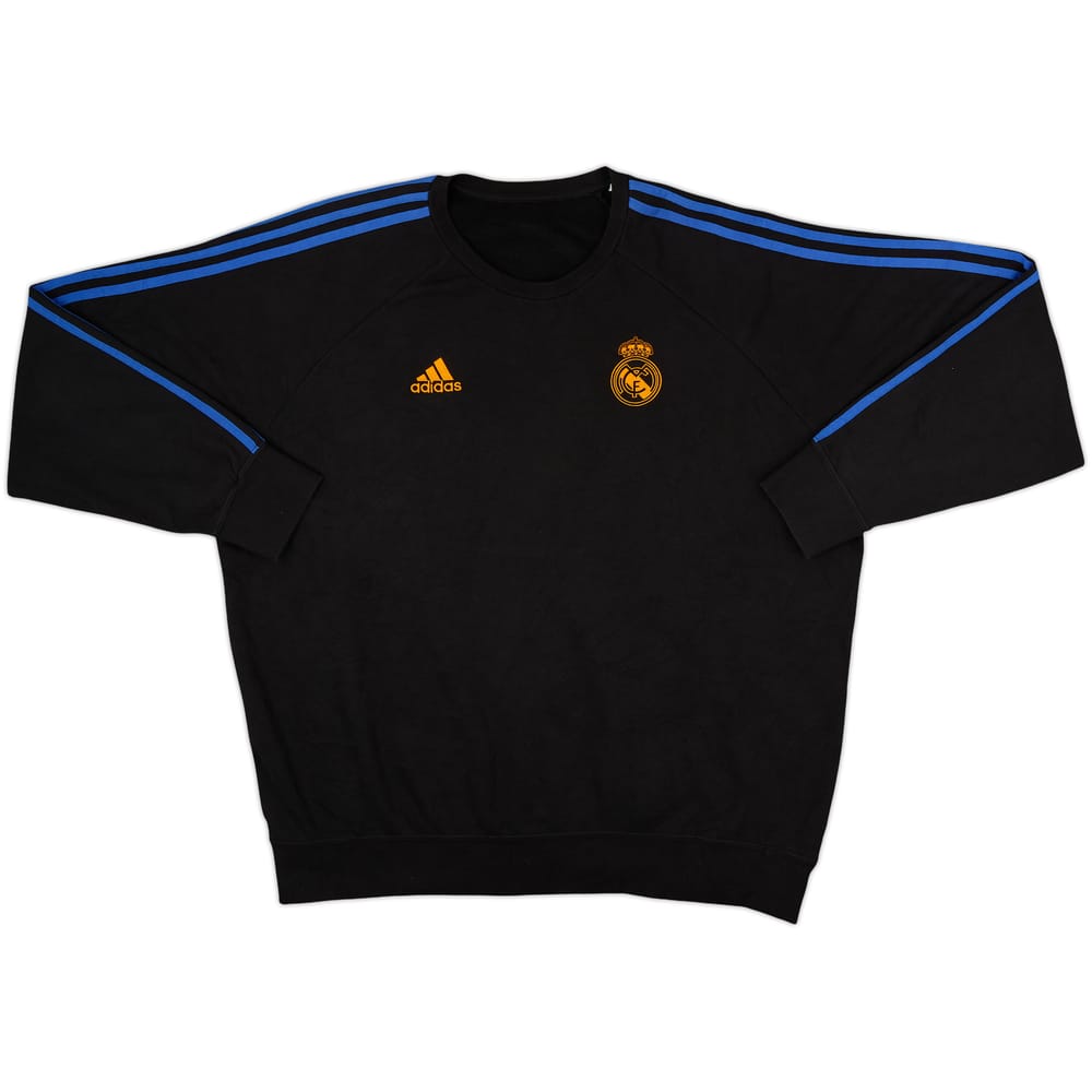 2021-22 Real Madrid adidas Sweat Top - 8/10 - (XXL)