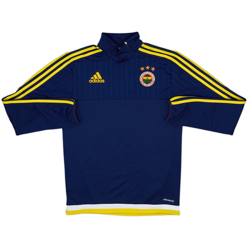 2015-16 Fenerbahce adidas 1/4 Zip Drill Top - 8/10 - (XS)