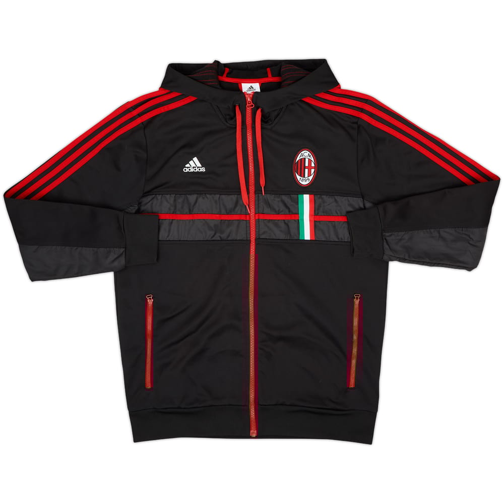 2013-14 AC Milan adidas Hooded Track Jacket - 7/10 - (M)