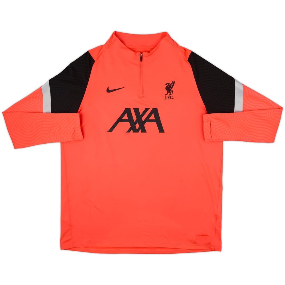 2021-22 Liverpool Nike 1/4 Zip Training Top - 8/10 - (XL)