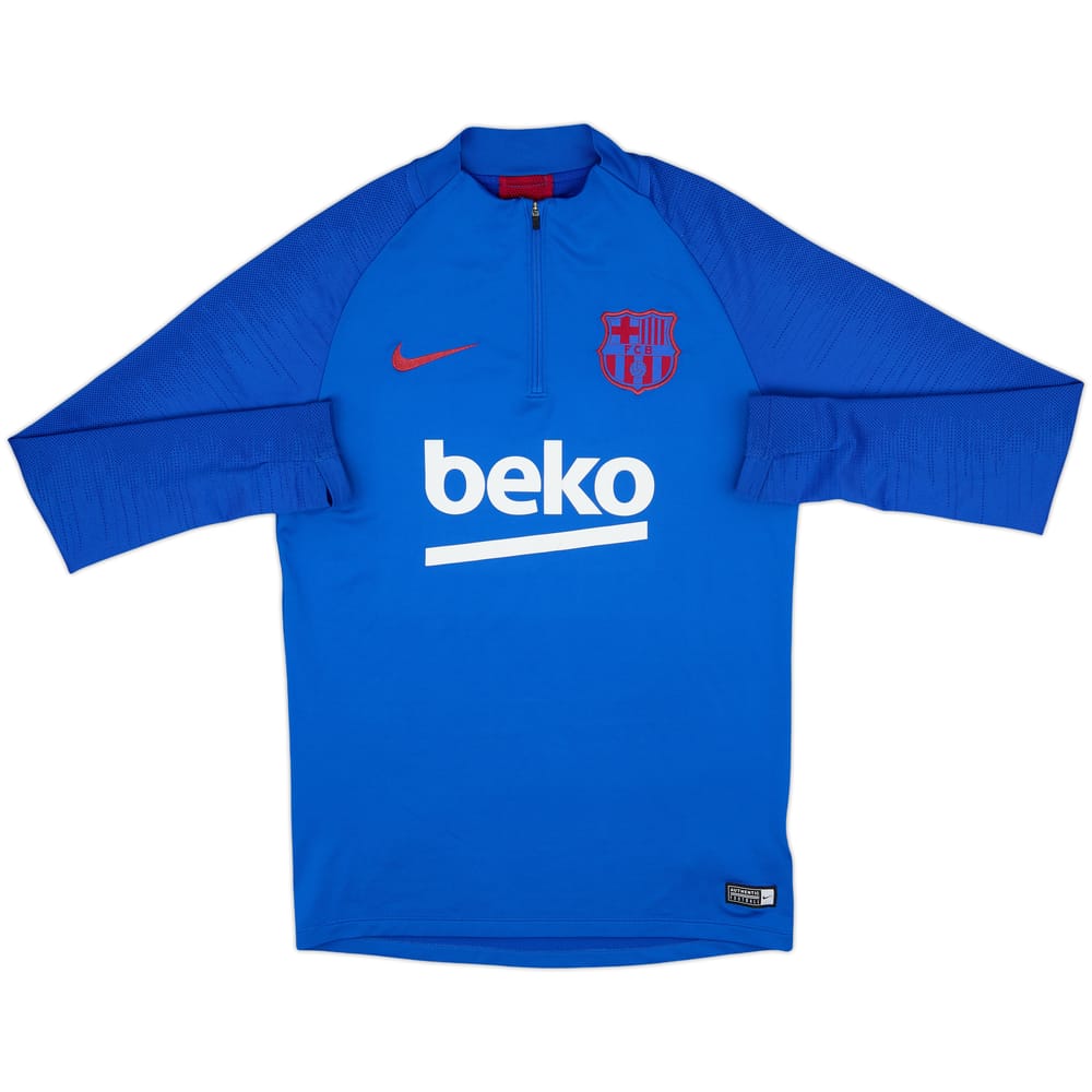 2019-20 Barcelona Nike 1/4 Zip Drill Top - 6/10 - (S)