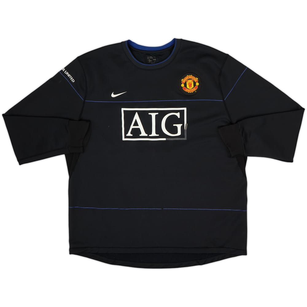 2008-09 Manchester United Nike Sweat Top - 5/10 - (XXL)