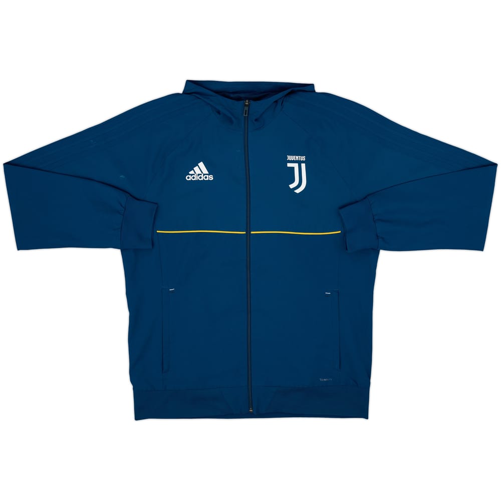2017-18 Juventus adidas Hooded Track Jacket - 7/10 - (L)