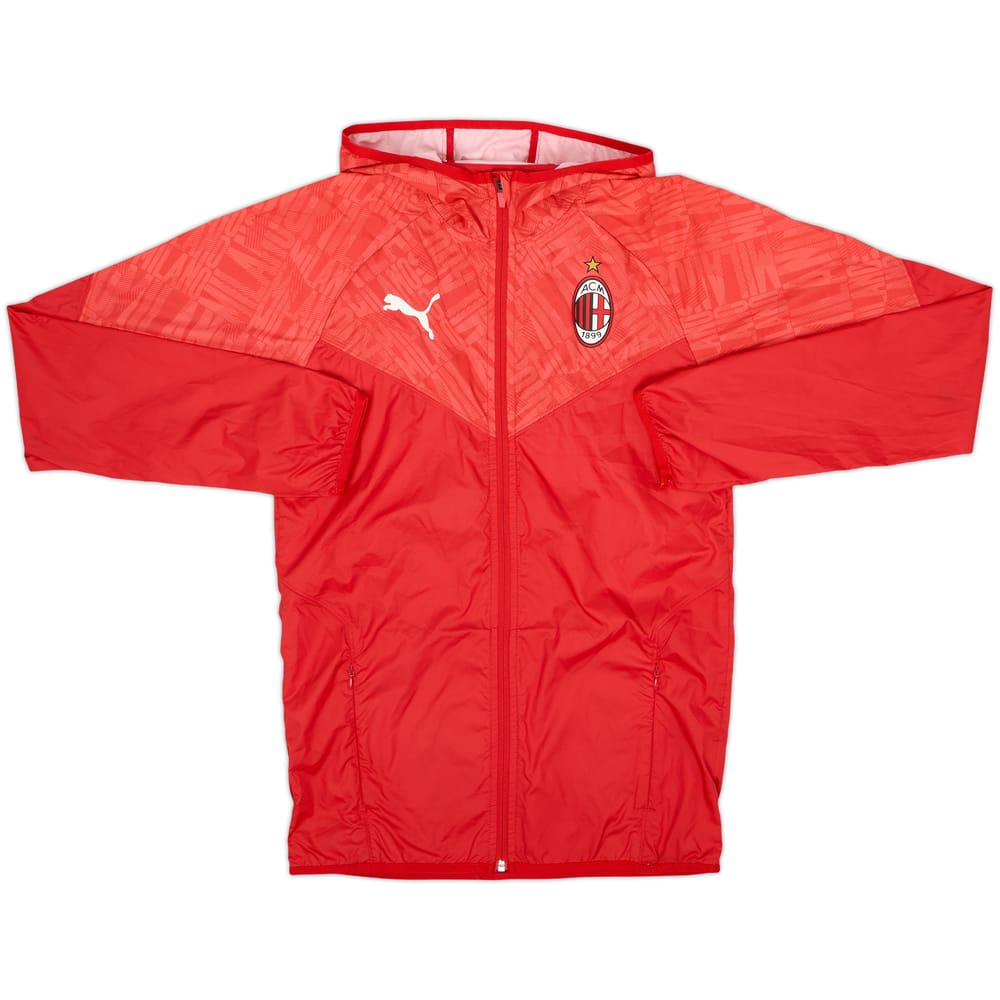 2020-21 AC Milan Puma Hooded Rain Jacket - 8/10 - (XS)