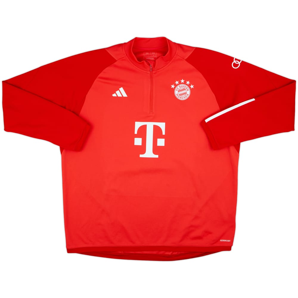 2023-24 Bayern Munich adidas 1/4 Zip Drill Top - 9/10 - (XXL)