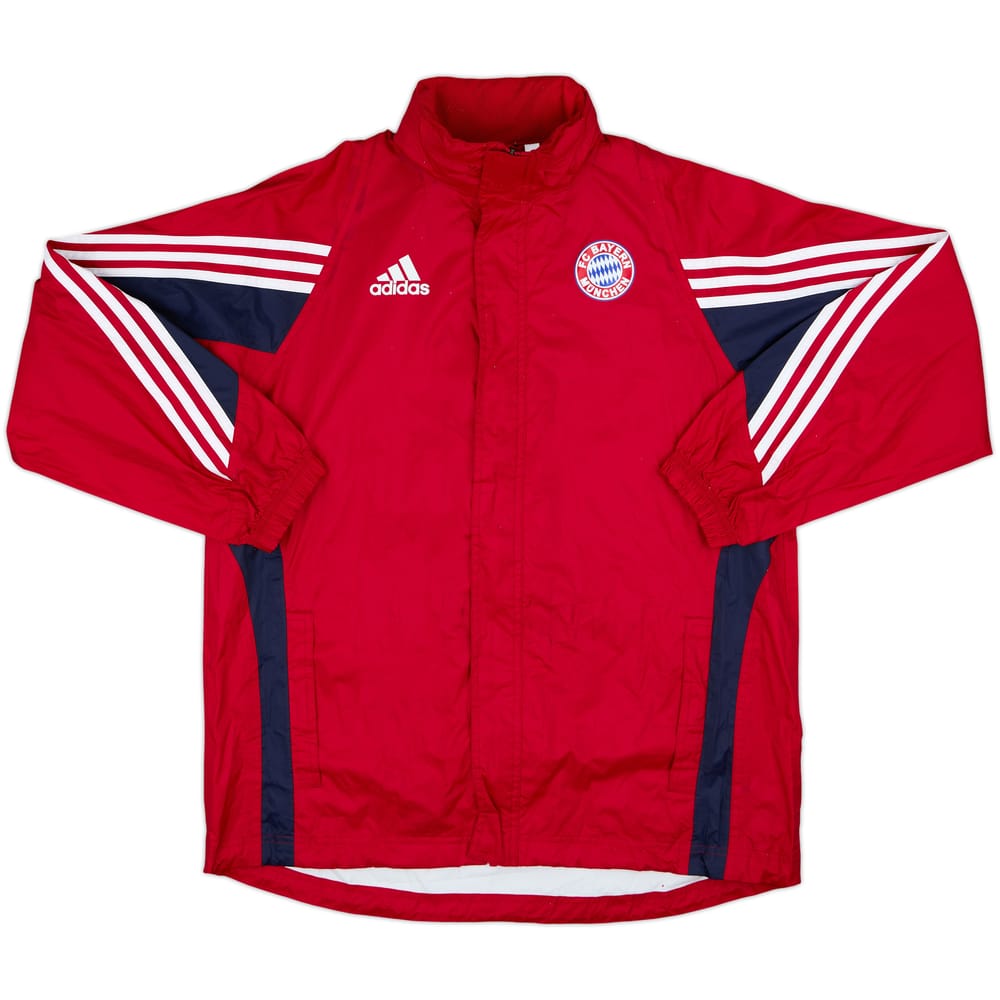 2003-04 Bayern Munich adidas Hooded Rain Jacket - 7/10 - (XL.Boys)