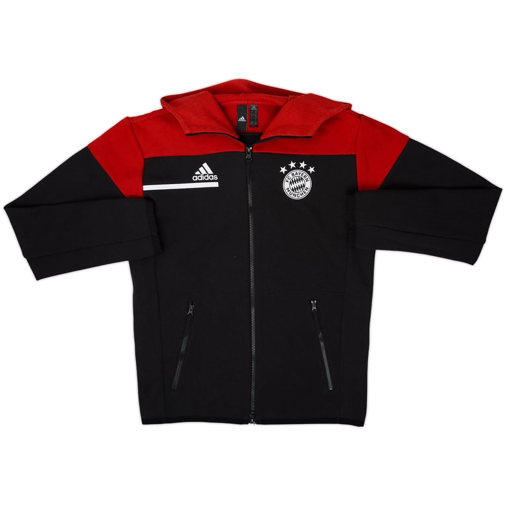 2020-21 Bayern Munich adidas Hooded Track Jacket - 8/10 - (S)