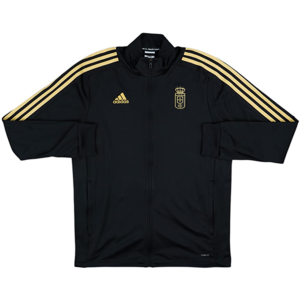 2018-19 Real Oviedo adidas Track Jacket - 8/10 - (L)