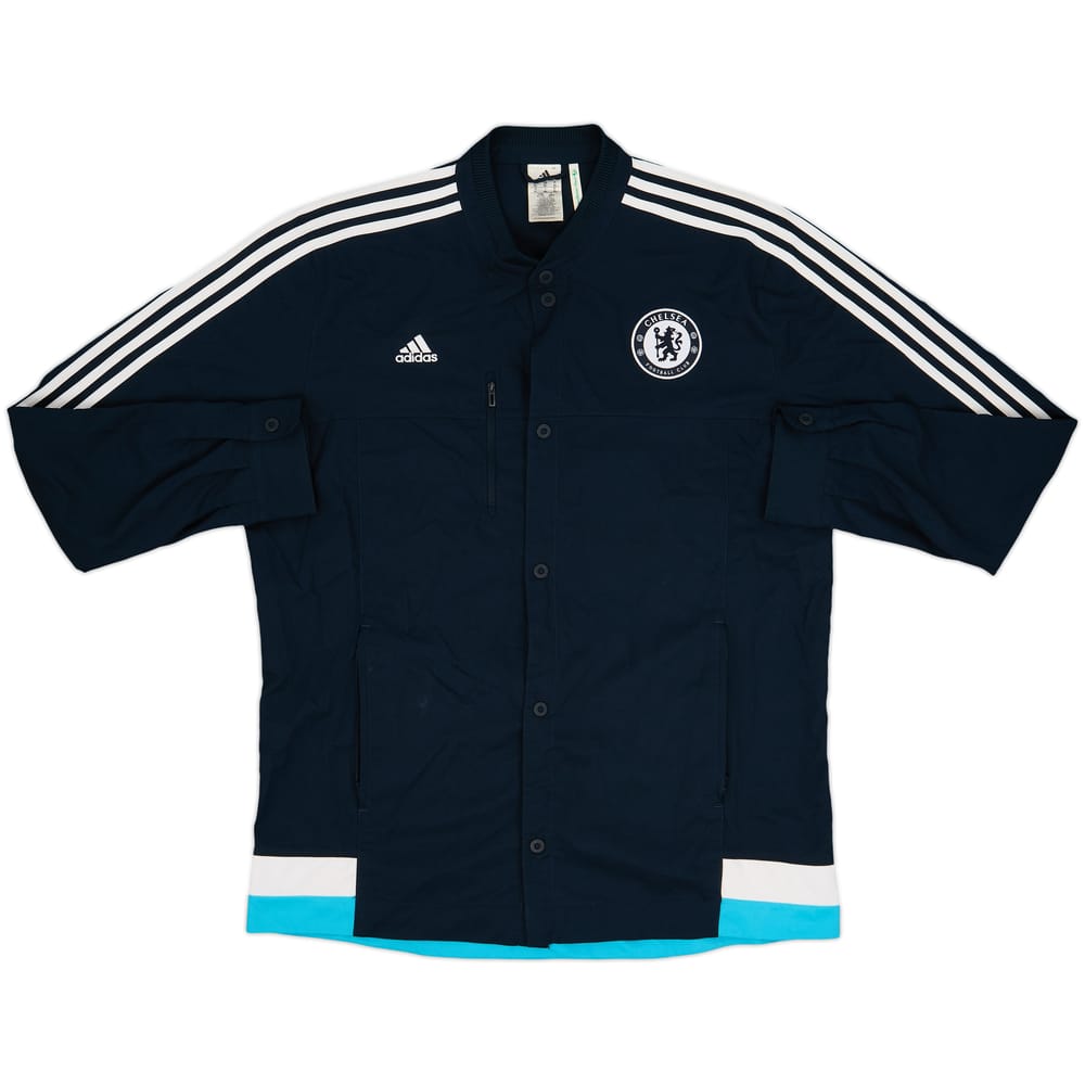 2014-15 Chelsea adidas Button Track Jacket - 7/10 - (XL)